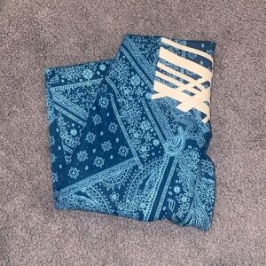 Blue Nova Bandana PowerHold Fabletics Leggings